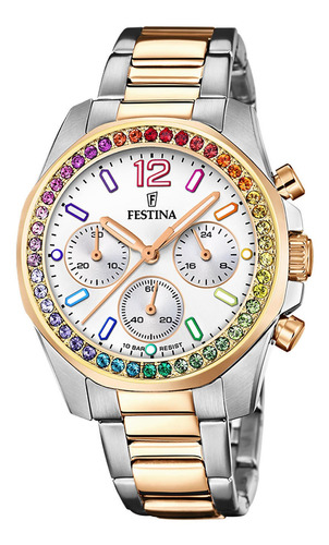 Reloj F20608/2 Plateado Festina Mujer Boyfiend