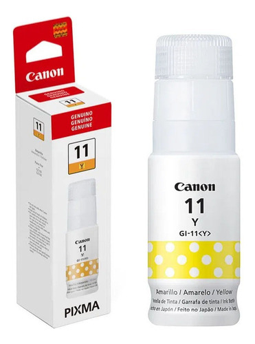 Tinta Canon Gi-11 Amarillo Para Impresora G2160 / G3160