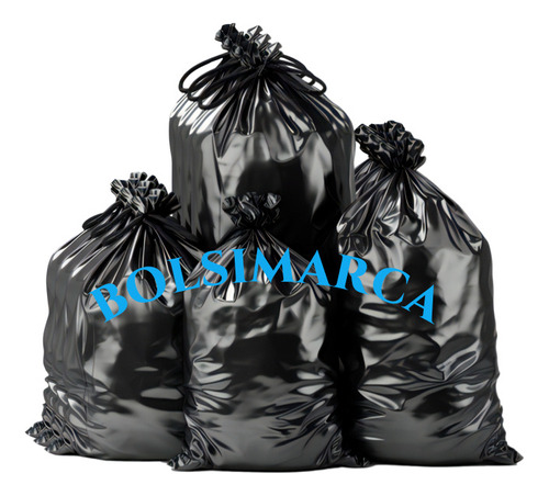 Bolsas Para Basura Resistentes 40 Kilos C12 100 Unidades 