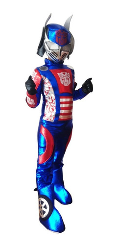 Disfraz Transformers Optimus Prime Niño Talla 2 A 8