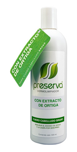 Preserva Dermolimpiador Cuero Cabelludo Graso Y Caspa 500 Ml