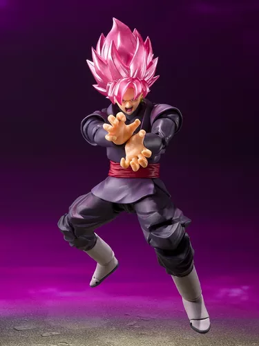 Boneco Action Figure Miniatura Goku Black Super Sayajin Rose