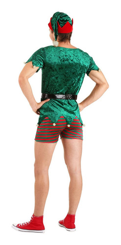 Disfraz De Duende Elf Elfo De Navidad Ayudante De Santa Claus Para Hombres Adultos Envio Gratis