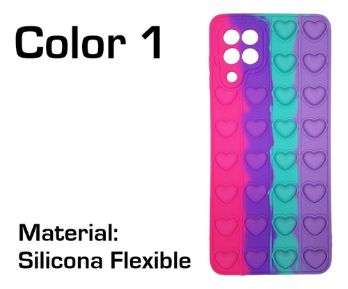 Funda Pop It Antiestres Para Samsung A22 X2 Unidades Oferta Varios Pop It