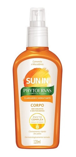 Clareador E Hidratante Corporal Sun In Phytoervas 120ml