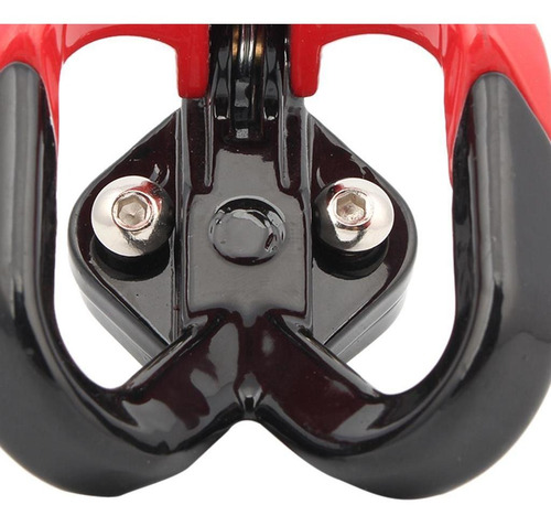 1 Pedazo Gancho Para Colgar De Casco De Motocicleta Rojo