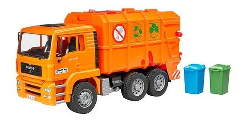 Camion Man Tga  Recolector De Residuos -bruder 2760 Esc 1:16