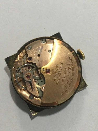 Breitling Relogio De Pulso Automatico Caixa Ouro 18/750