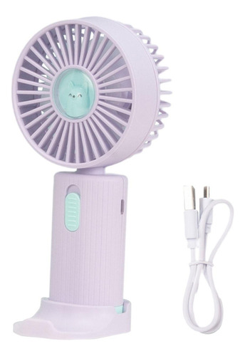 X 2 Ventilador Portátil Con Soporte For Teléfono,