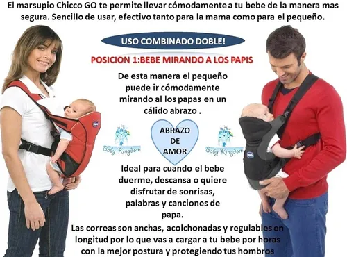 Nueva Mochila De Bebe Chicco Marsupio 2en1 Go. Colores 2017