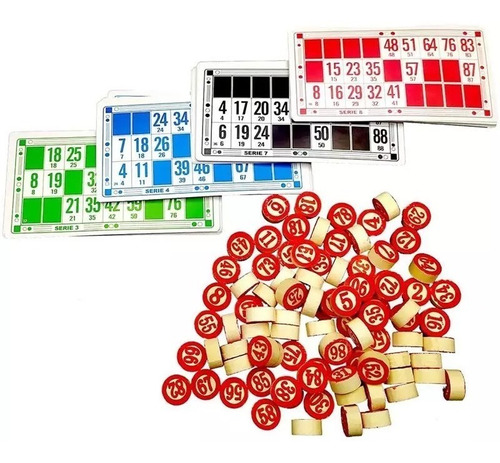 Juego De Mesa Lotería, Bingo 100 Piezas.
