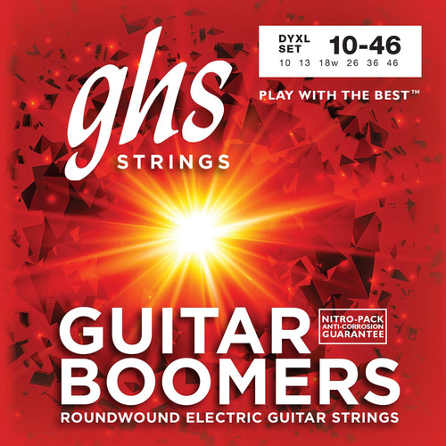Ghs Boomers Para Guitarra Electrica Dynamite Alloy Xlite 10