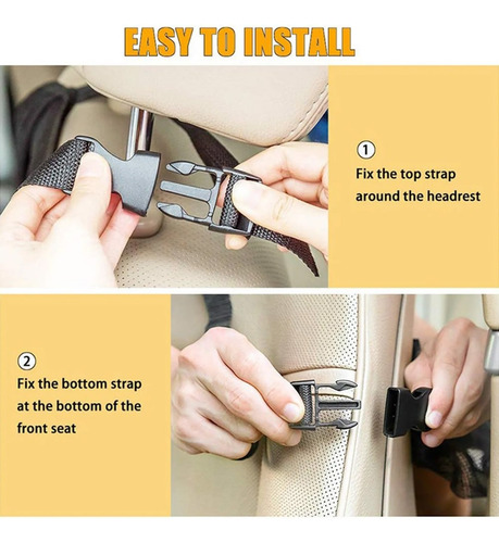 2 Organizador Camioneta Autos Viaje Asiento Multi Bolsillo