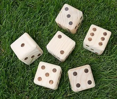 Juegos De Patio Los E.e.u.u. Yarda De Madera Gigante Dados
