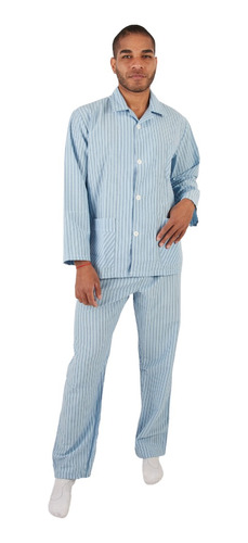 Pijama Hombre Invierno Camisero Polo Club