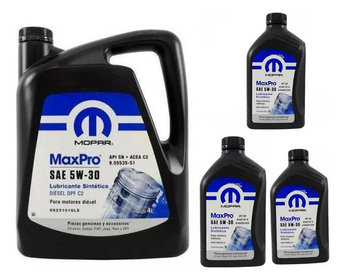 Kit Aceite Mopar 5w30 Fiat Ducato Por 7 Litros