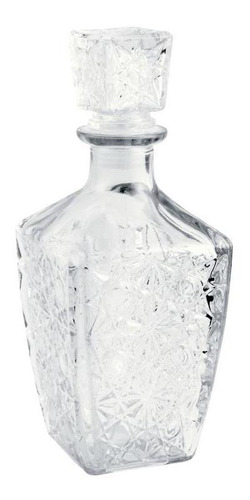 Imagem 1 de 1 de Garrafa De Whisky Vidro Transparente Lijita 800ml Mimo Style