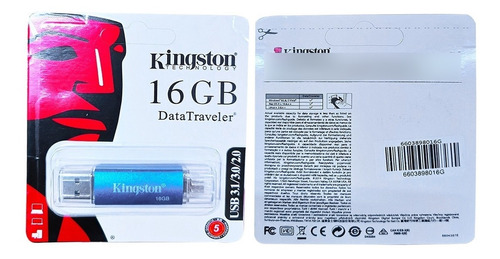 Pendrive Kinsgton Micro Usb 16gb / 2.0