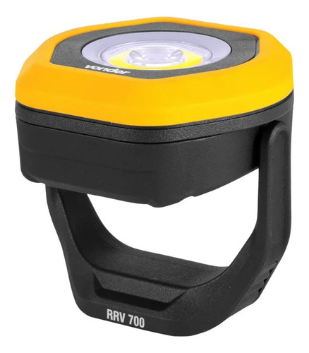 Refletor Recarregável Led 4 Níveis P/ Reparos E Manutenção Amarelo Branco-frio