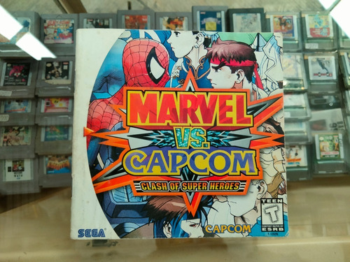 Marvel Vs Capcom Dreamcast Solo Instructivo (Usado)