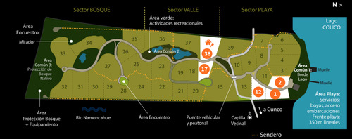 Parcela En Venta En Lago Colico