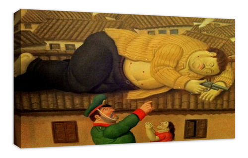 Cuadro Canvas Pablo Escobar Muerto Fernando Botero