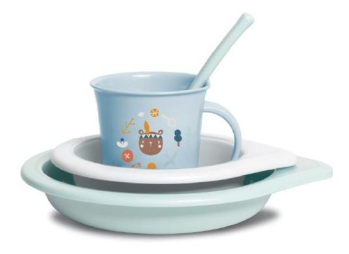 Set Platos Vaso Y Cuchara Suavinex Forest