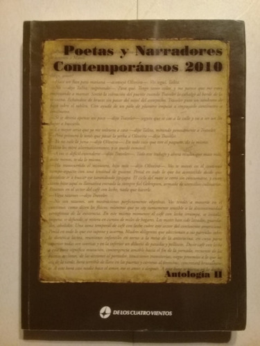 Poetas Y Narradores Contemporáneos 2010 - Antología Ii -