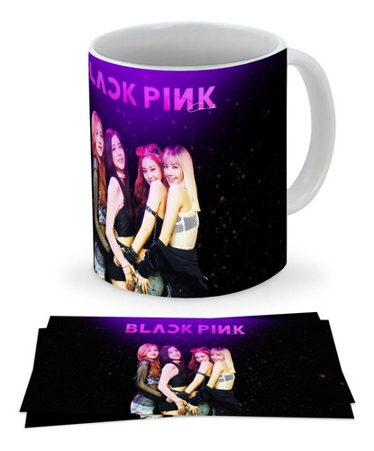 Mug Taza Black Pink Kpop Colección Regalo Banda 003