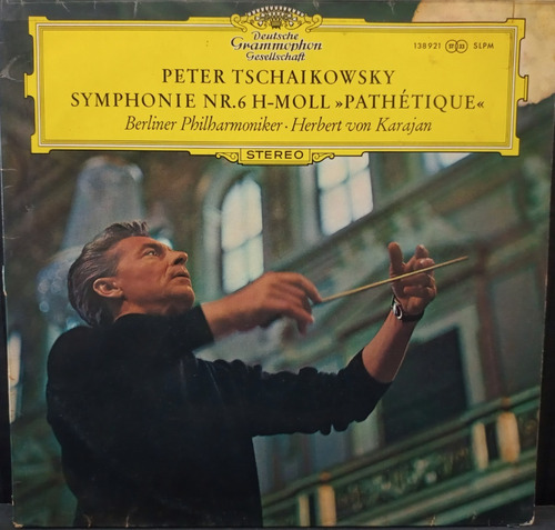 Lp Karajan - Peter Tschaikowsky Symphonie Nr.6 1964