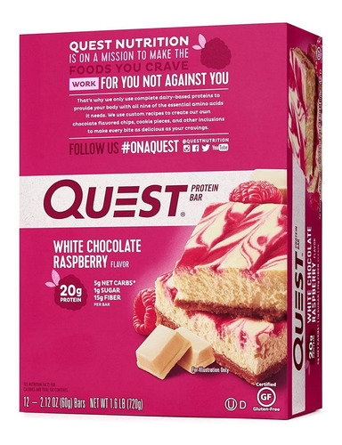 Quest Nutrition Quest Prepost Barras De Entrenamiento Choco