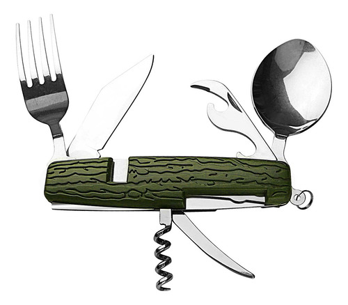 Cuchillo Y Tenedor Multiusos Para Acampar Al Aire Libre