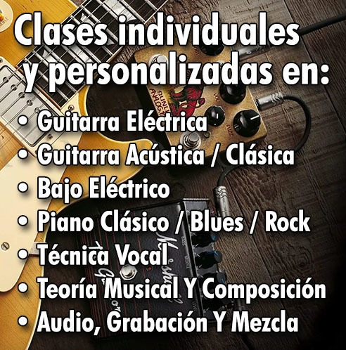 Imagen 4 de 10 de Clases Profesionales De Guitarra, Bajo, Piano, Canto