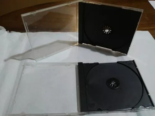 Cajas Para Cd  De Acrilico -tray Negro X  60 Unid.. Usadas