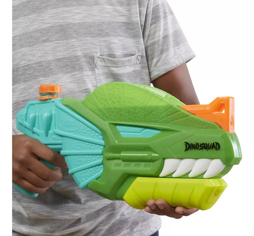 Lanzador De Agua Nerf Super Soaker Dinosquad Dinosoak Hasbro