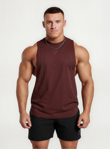 Playera Gymshark | Premium Lifting Drop Arm Tank | Original