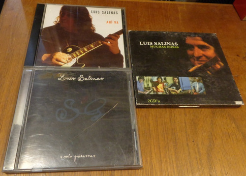 Lote De 4 Cd´s De Luis Salinas. Ahi Va-muchas Cosas-a Sol 