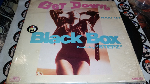 Black Box Feat Stepz Get Down Vinilo Maxi France 1990