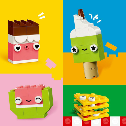 Lego Classic Amigos Nutritivos Creativos Juguete 11039 150 Lego Classic