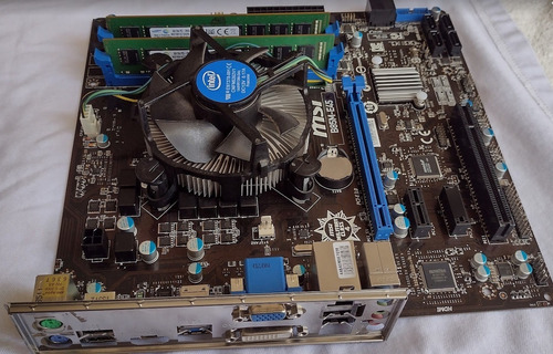 Placa Msi B85 M E45 + I7 4790 + 16gb Ddr3 Combo Intel 4° Gen