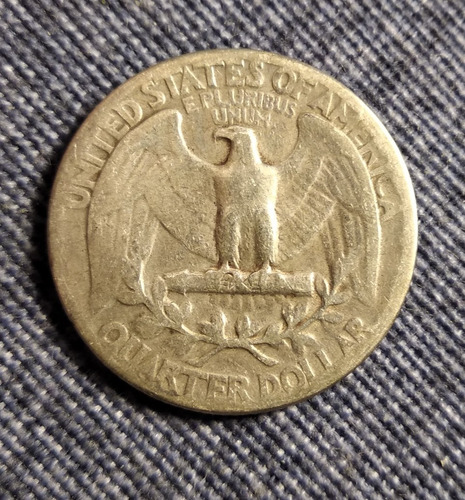 Moneda Un Cuarto De Dólar Plata Quarter Dollar 1944 (Usado)