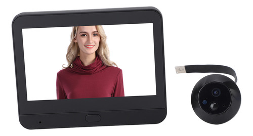 Cámara Digital Doorbell Miephole Viewer, Color De 4,3 Pulgad