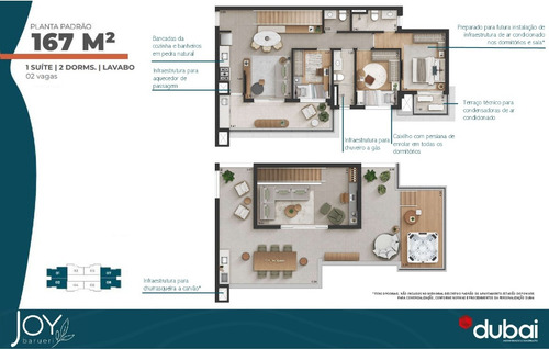 Joy Barueri Lançamento Aptos De 65 E 85m² Com Opção Duplex 2 Suites Ou 3 Dorms Com Suite
