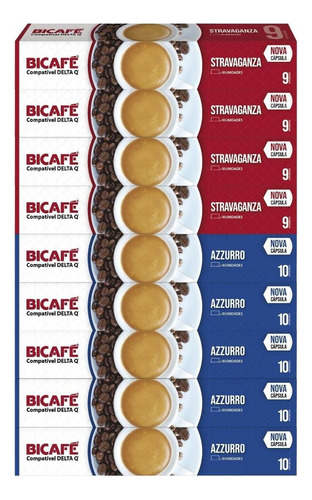 90 Cápsulas Para Delta Q - Café - Cápsula Bicafé