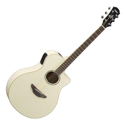 Guitarra Ea Serie Apx600 Vintage White Yamaha Apx600vw