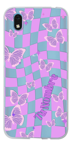 Funda Para Zte Para Mujer Cuadros Mariposas Con Nombre