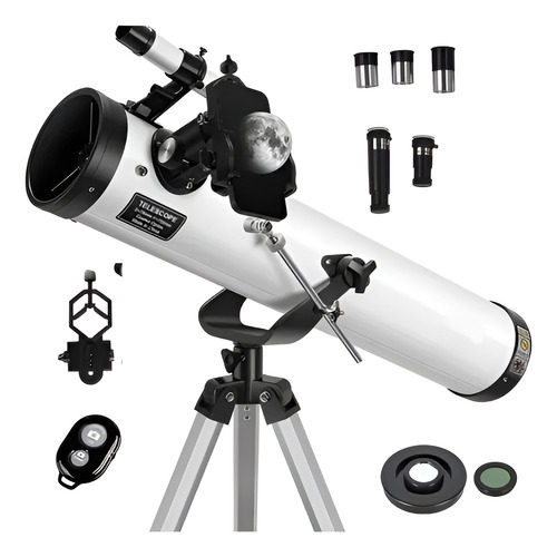 Telescopio Astronómico Newtoniano F70076 Soporte Bluetooth
