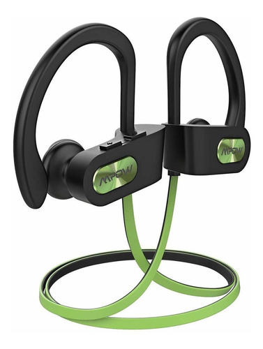 Fone de ouvido neckband sem fio Mpow Flame BH088A green black