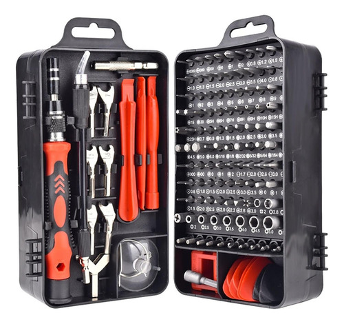 Set Kit Juego Destornillador 135 En 1 Precisión Magnéticos