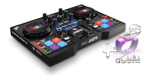 Controlador Dj Hercules Instinct P8 Party Pack Consola Mixer